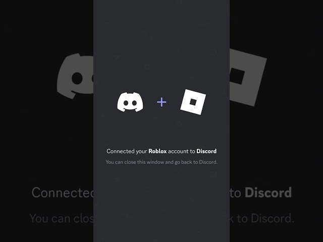 How to link your ROBLOX account to DISCORD!