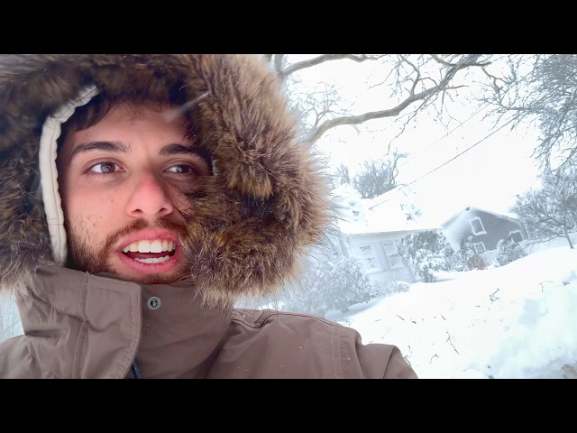24 Hours In The CRAZIEST BLIZZARD Ever!