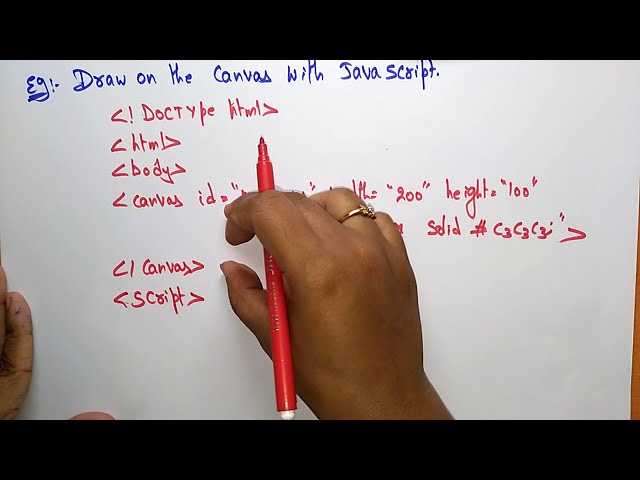 Canvas element in html5 | HTML Tutorials | Lec-52 | Bhanu Priya