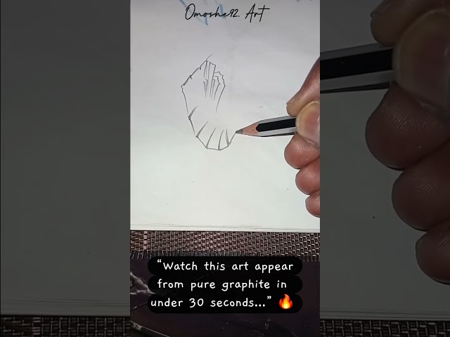 How to Draw Dark Crystal Form with Graphite Pencils ✏️