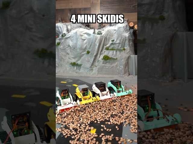 3D Printed Skidsteer Sweepers #3dprinting #rc