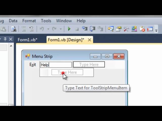 A Simple Menu Strip VB.NET Tutorial