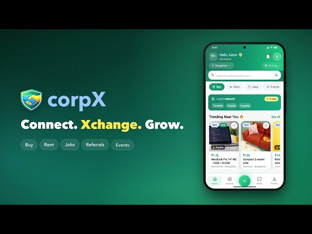corpX – The Trusted Workplace Community | Buy, Rent, Jobs, Referrals & Events