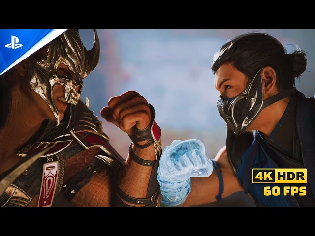 General Shao vs SubZero Fight Intro in 4K HDR 60fps | Captured on PS5 by #hammadhax