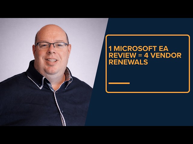 Your Microsoft EA Renewal Has a Blind Spot (Here Is What It Costs You).