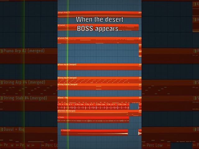 When the desert BOSS appears!  #flstudio #videogamemusic #bossfight