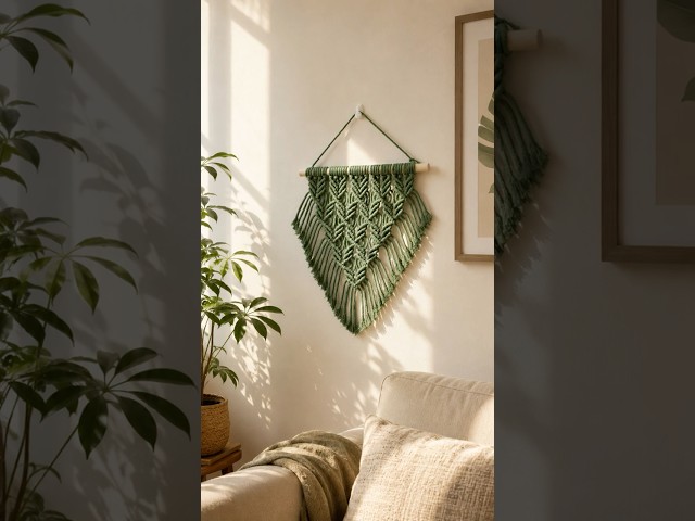 Macrame Wall Hanging Tutorial| Easy Craft Ideas