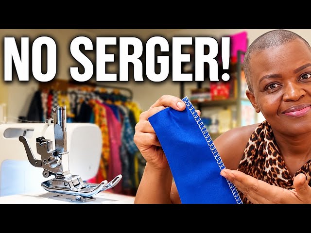 4 OVERLOOK Stitches NO SERGER Needed #sewingtips #sewinghack 