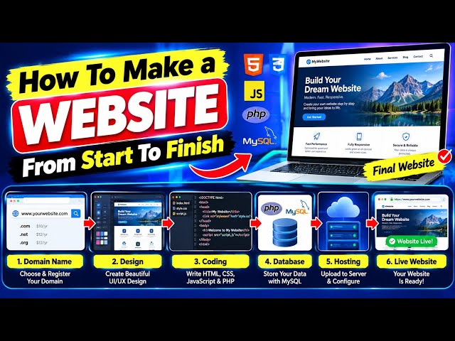 How To Build a Professional Website | Beginner to Complete Website