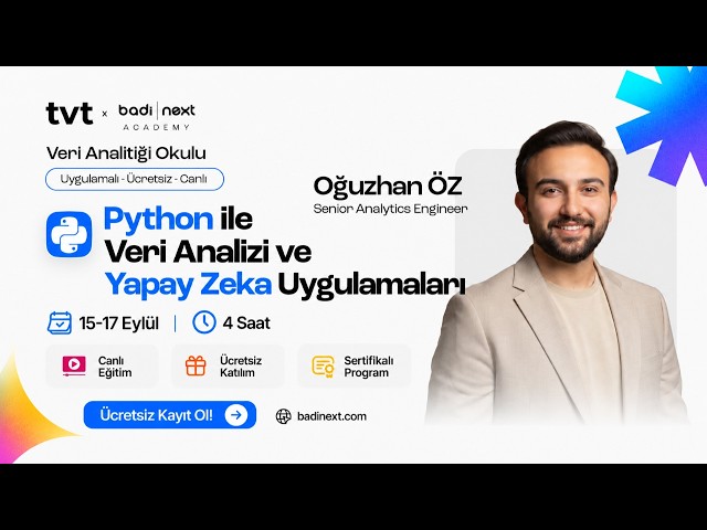 Uygulamalı Veri Analitiği Okulu | Python (Oturum 2/2)