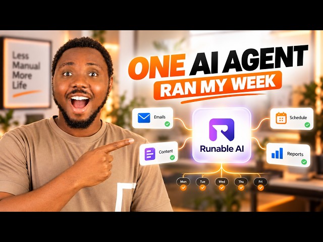 I Automated My Entire Week With ONE AI Agent - Runable AI