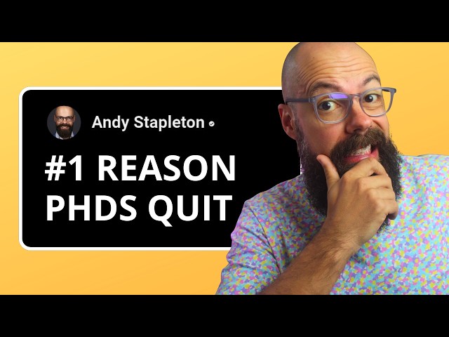 PhD Life Is Harder Than You Think | Brutally Honest Lessons