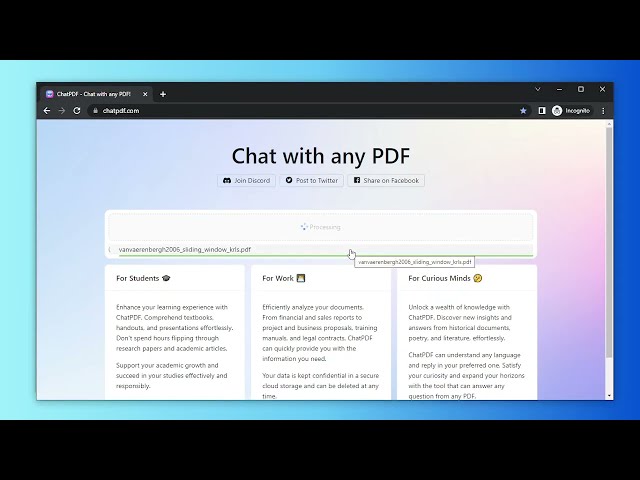 Using ChatPDF to automatically generate Python code from pseudocode in an academic article