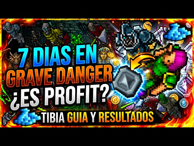 💰 HICE GRAVE DANGER DURANTE 7 DÍAS ¿CUÁNTO DINERO SAQUÉ?| #tibia #tibiatask #tibiaglobal #tibiagame