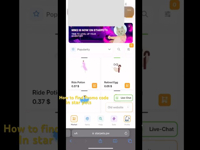 How to find promo code in starpets #howto #help #starpets #roblox #tutorial #promocode ￼