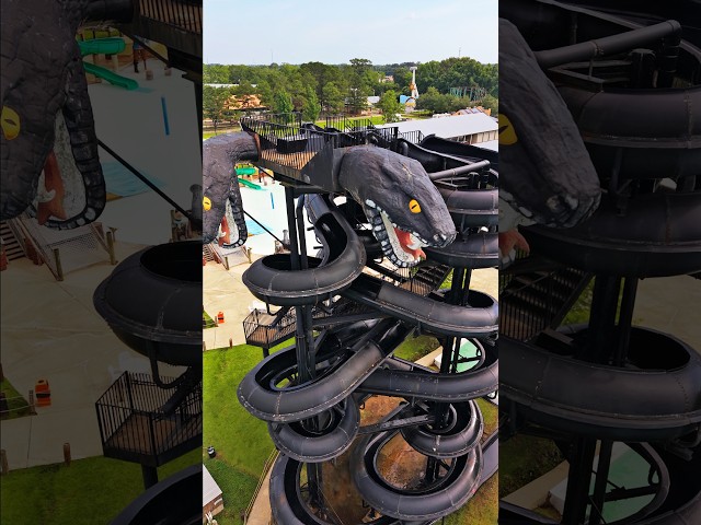 POV: Riding The Craziest Water Slide in Louisiana! #shorts #bluebayou
