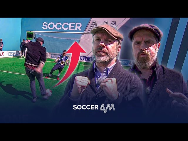 Ted Lasso, Coach Beard & Paddy McGuinness show off their TEKKERS! | Soccer AM Pro AM