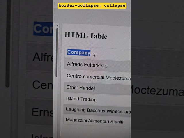 border collapse in html css #programmingwithrakesh #html #css #ai #chatgpt #grok #gemini