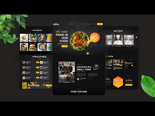 Can You Create a PRO Responsive Restaurant Website with Just HTML & CSS in 30 Days