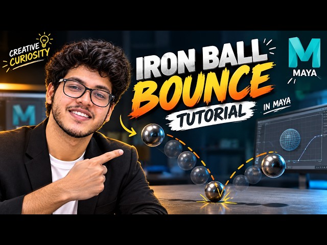 Why Does This Iron Ball Feel So REAL? 🤯 | Maya Tutorial