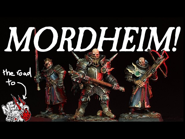 Kitbashing Witch Hunters for MORDHEIM for Under The Dice Fest and NEMO 2026!