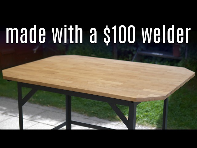 I made a hidden welding table