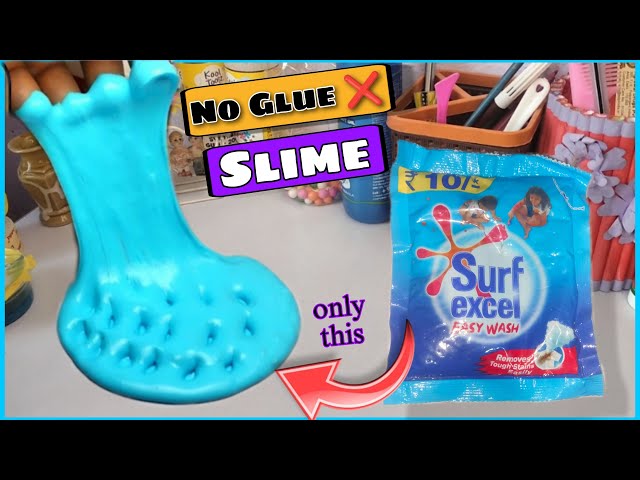 How to make no glue Slime  !!!100% working//No Glue Surf Excel Slime 🤯😰#slime@Alice Slime