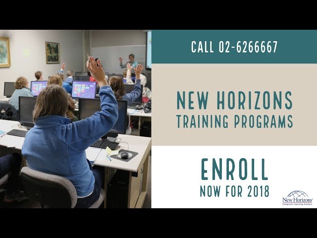 New Horizons Computer Training Programs - Get Training Now
