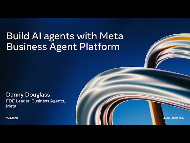 Build AI agents with Meta Business Agent Platform