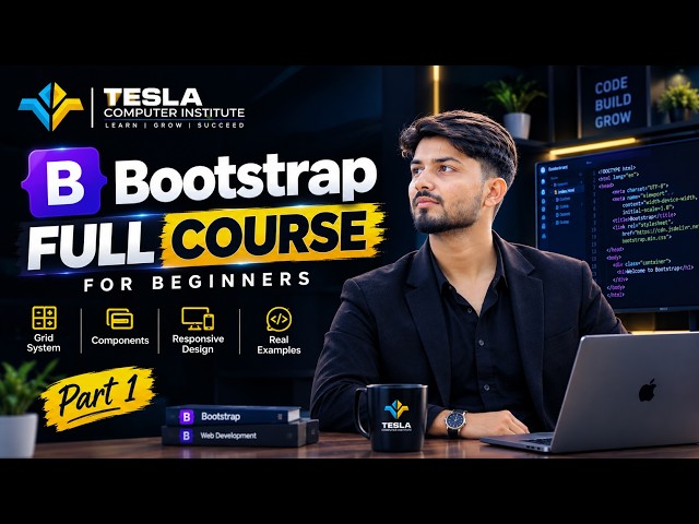 Bootstrap Part 1 - Css Framework || Sir Jabir Tesla Computer Institute