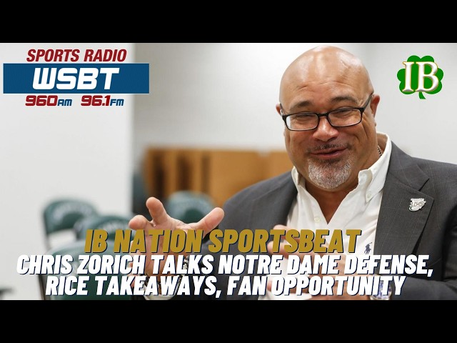 Chris Zorich Talks Notre Dame Defense, Rice Takeaways, Big Irish Fan Experience