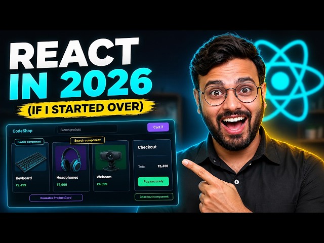 How I Would Learn React in 2026 (If I Started Over)