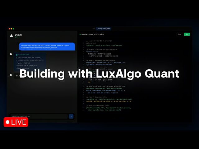 Building Trading Tools w/ Quant
