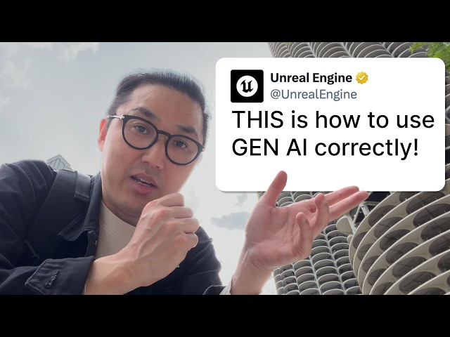 Epic Games using Gen AI is GOOD for the Games Industry