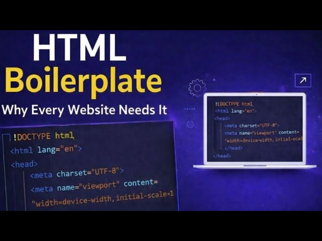 HTML Boilerplate Explained In Hindi | mernEasy Web Dev