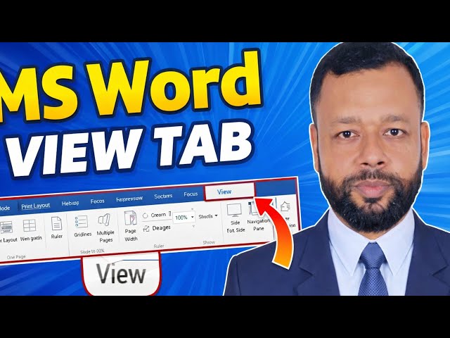 Microsoft Word Tutorial in Bangla | View | MS Word View Tab Bangla Tutorial