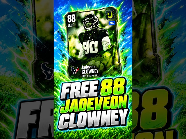 FASTEST Way to Get the FREE 88 OVR Unstoppable Jadeveon Clowney in Madden 27!