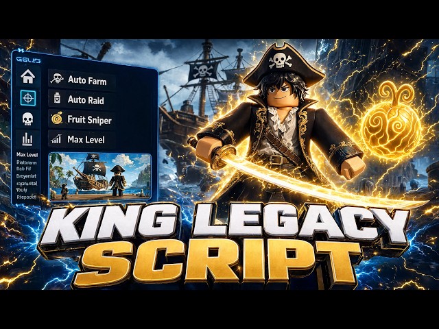 King Legacy Script 2026 - Auto Farm + Raid - Roblox Hack GUI No Key