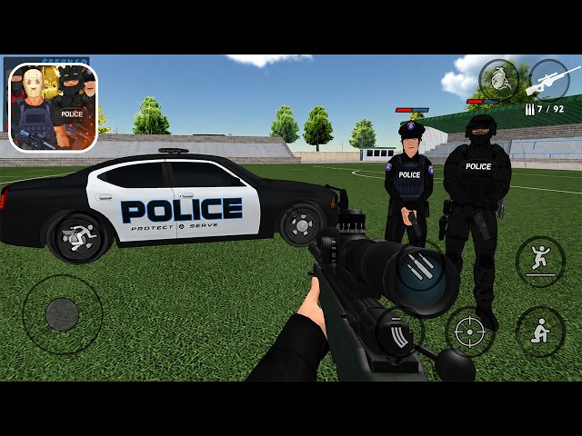Justice Rivals 3 - Cops VS Robbers! Police FPS Shooter Gun Game _ Android Gameplay #5