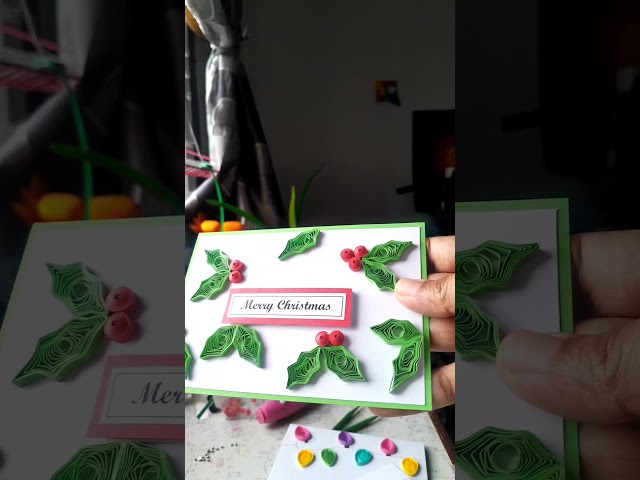 3D design Christmas cards #greetingcards #Christmas #berry
