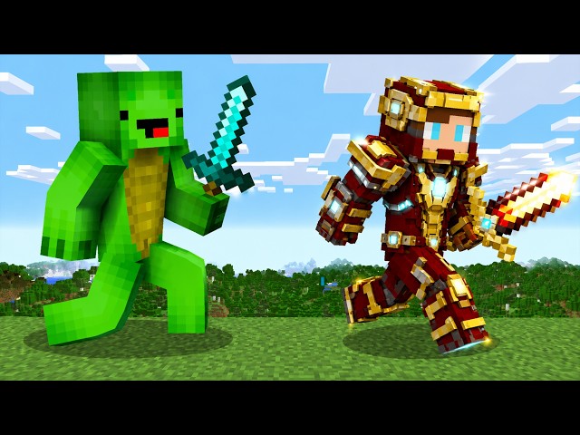 OVERPOWERED IRONMAN Speedrunner VS Hunter in Minecraft