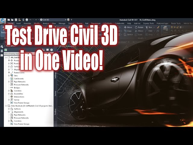 Test Drive Civil 3D in One Video!