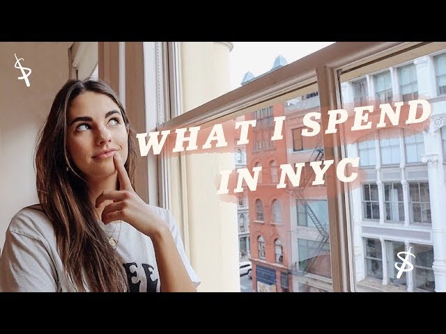 What I Spend In a Week as A 22 Year Old in NYC