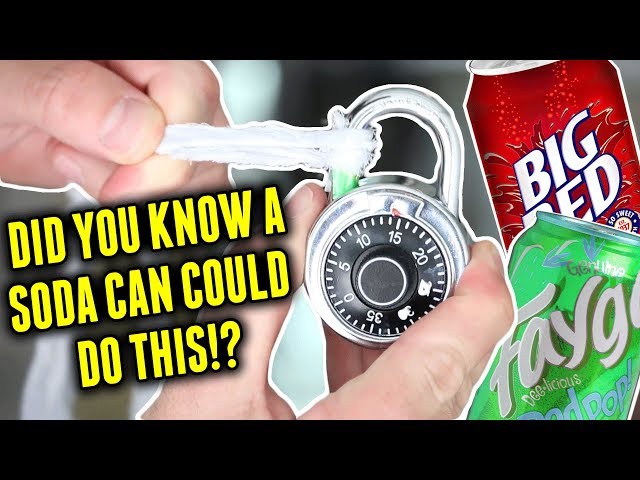 Picking A Lock With A Soda Can
