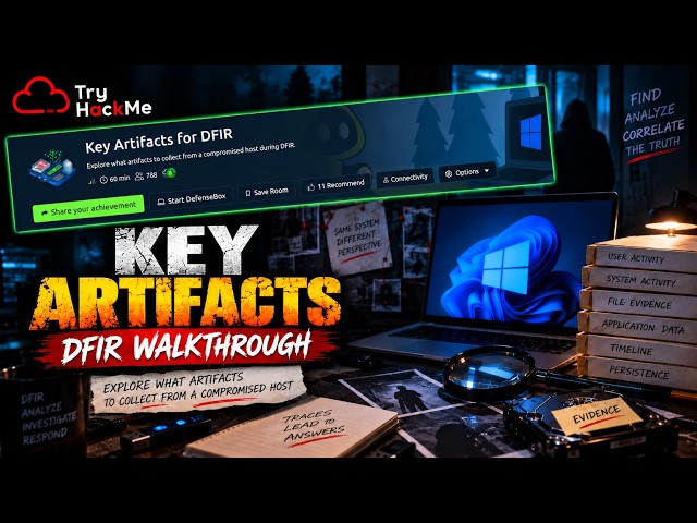 Key Artifacts for DFIR TryHackme | Different Method