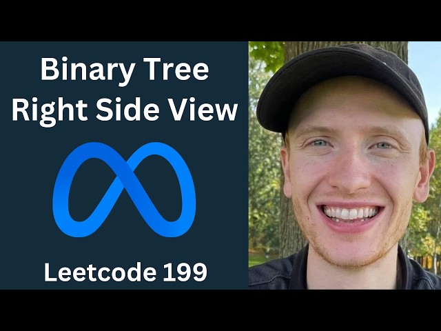 Binary Tree Right Side View - LeetCode 199 - Binary Trees (Python)