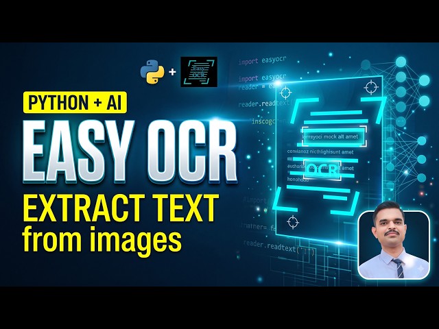 EasyOCR Python Tutorial | Extract Text from Images with AI & Deep Learning