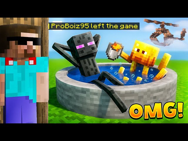 How Minecraft Mobs Act when you leave the world...