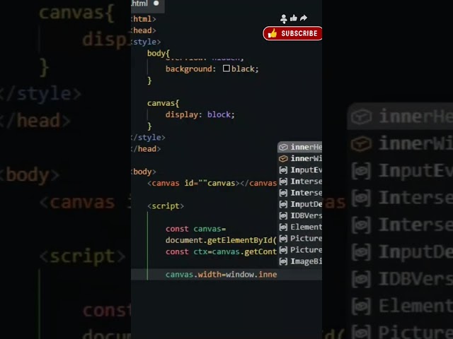 I Made a Galaxy That Follows My Mouse 🌌 #coding #buildinpublic #javascript #animation
