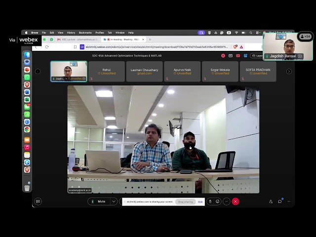 Day-9 Session-3 SDC-05A Advanced Optimization Techniques & MATLAB
